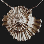 Pendant: ammonite fragment