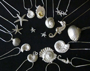 Selection of silver pendants